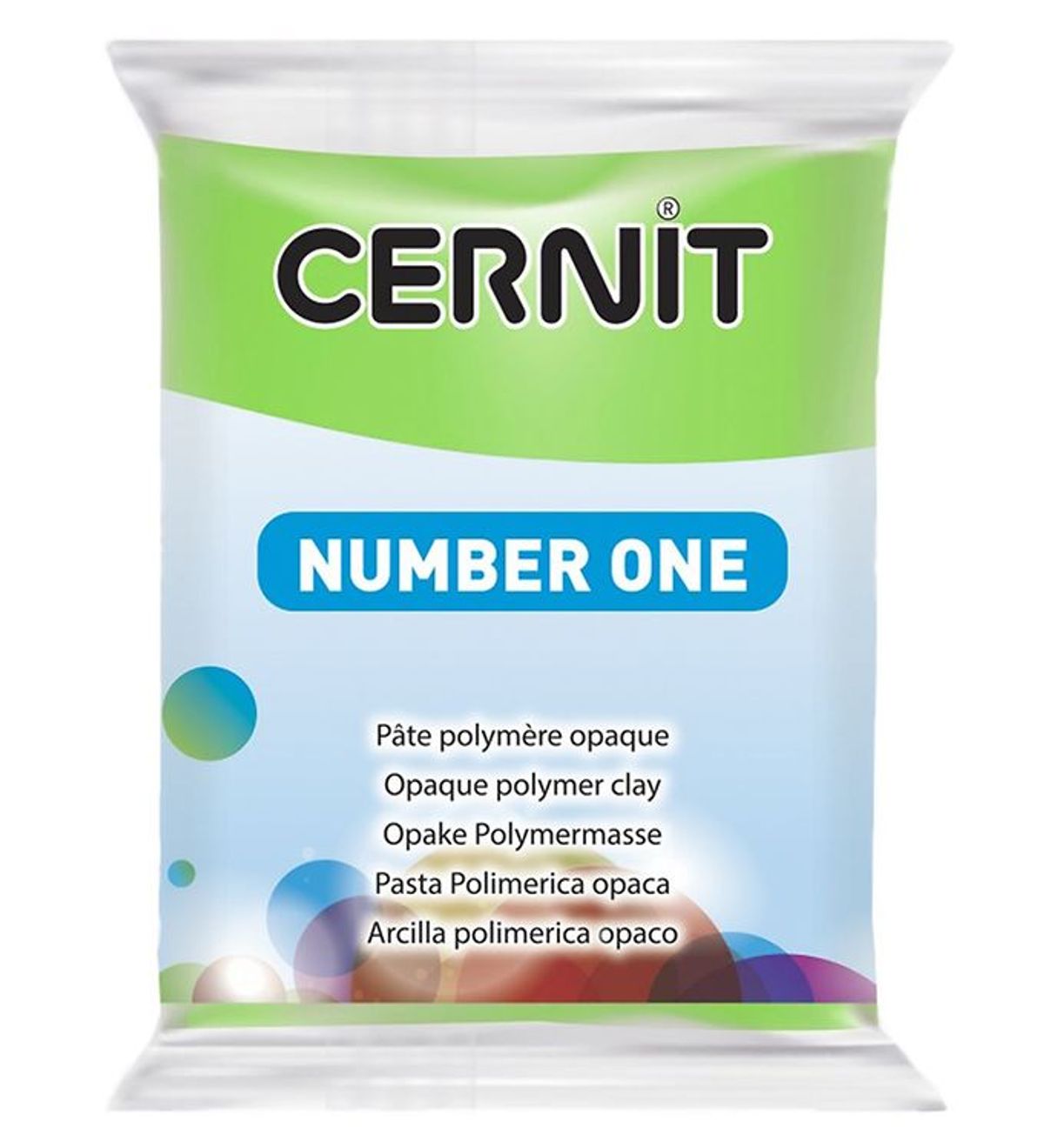 Cernit Polymer Ler - Number One - Grøn