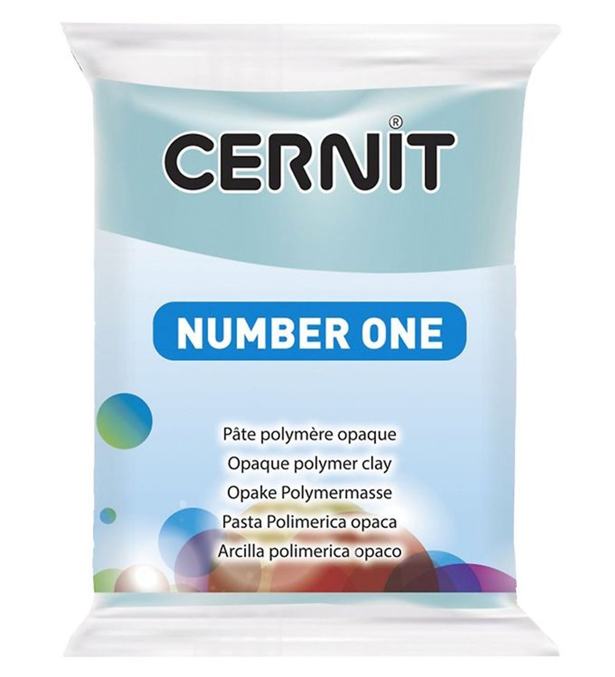 Cernit Polymer Ler - Number One - lys Blå