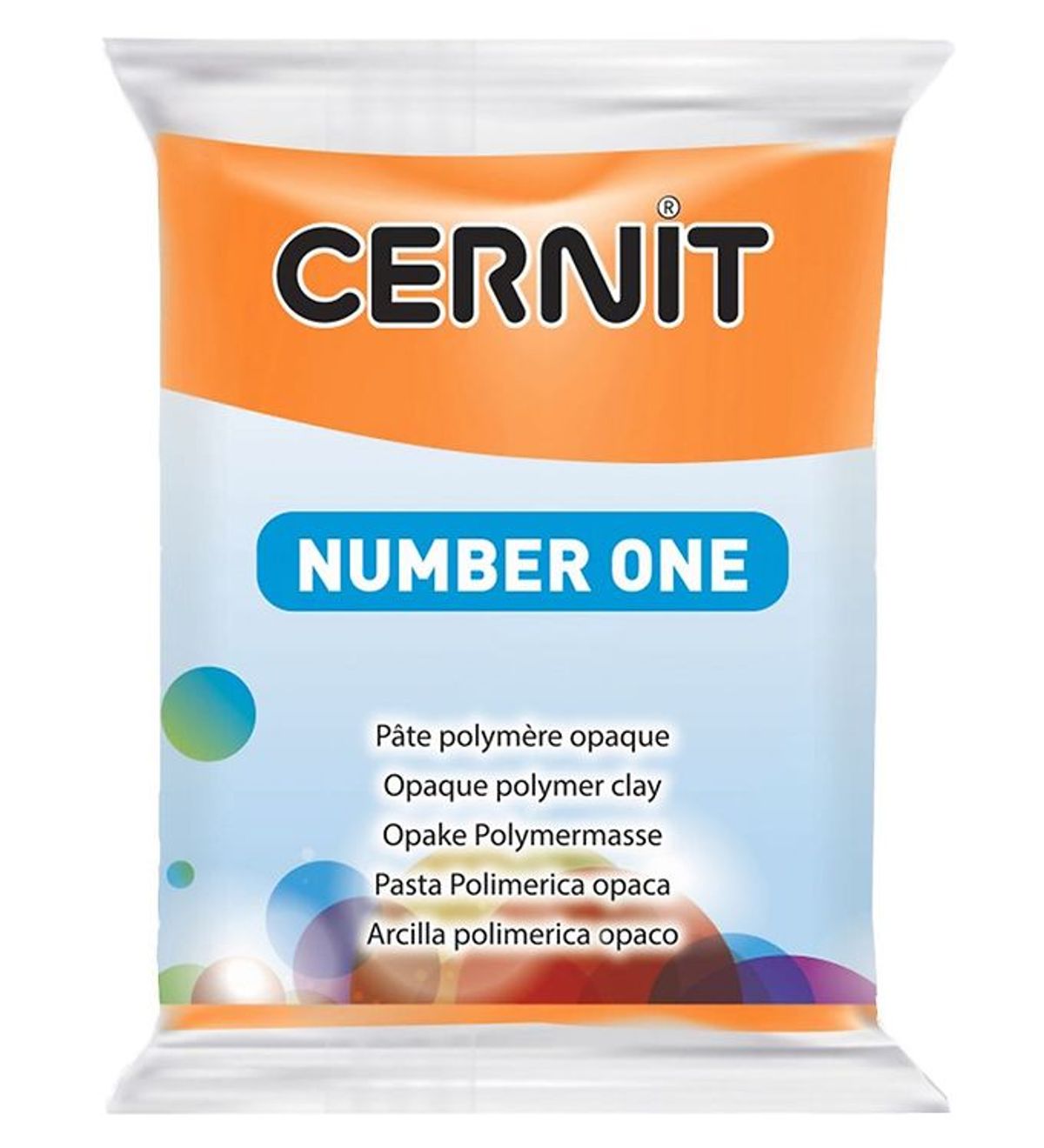 Cernit Polymer Ler - Number One - Orange