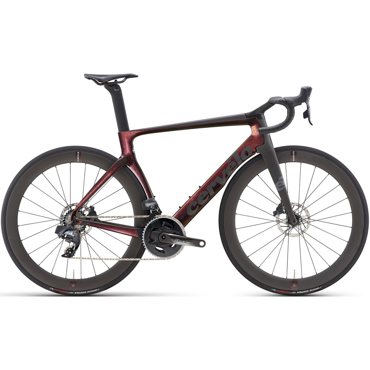 Cervélo S5 Force eTap AXS 2024 - Rød/Sort