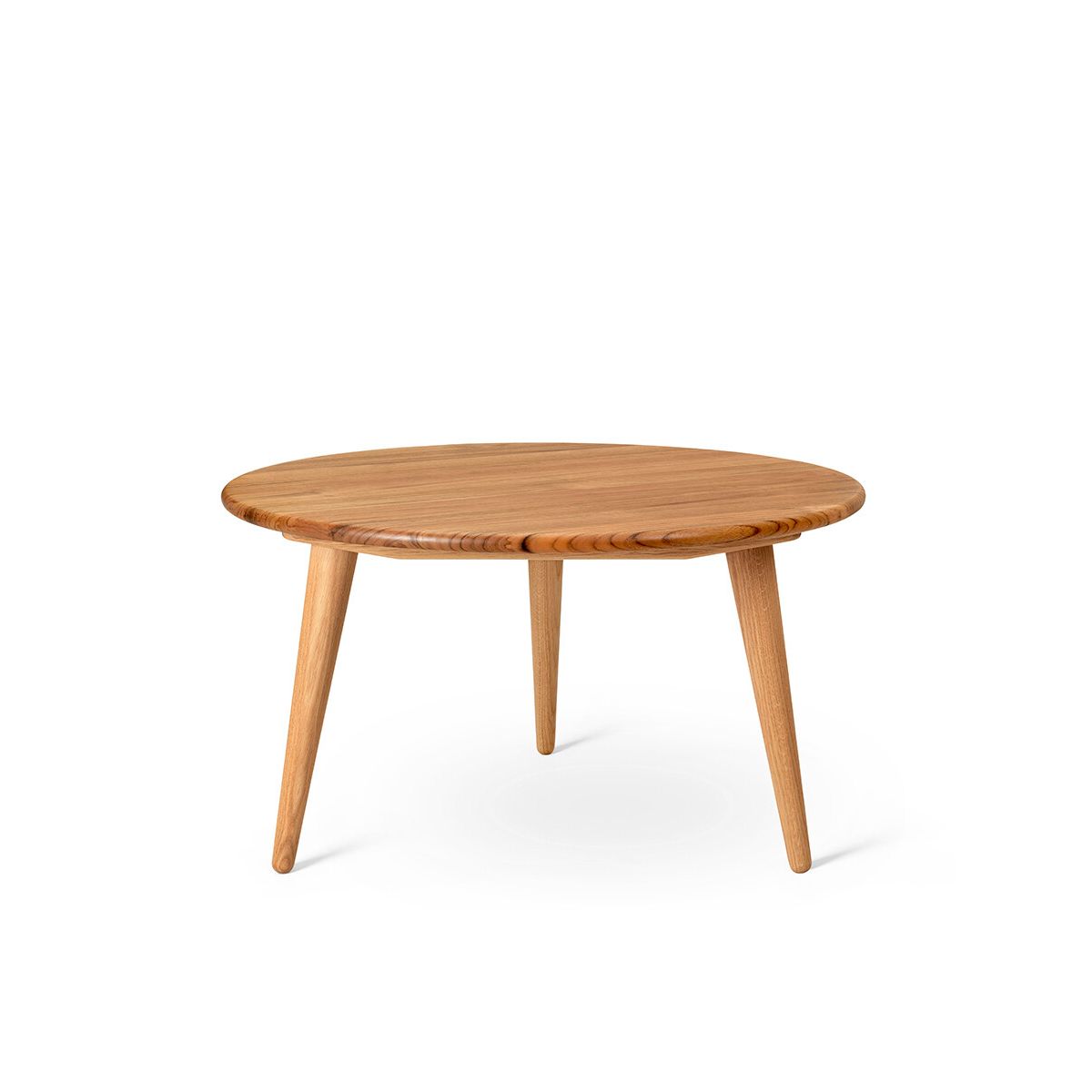 CH008 Sofabord, olieret teak/eg af Hans J. Wegner (H: 44 cm)