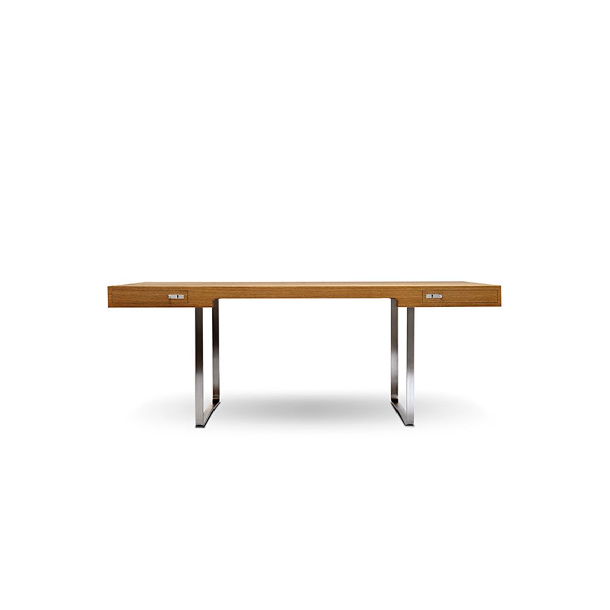 CH110 Skrivebord af Hans J. Wegner (Eg, Lak)