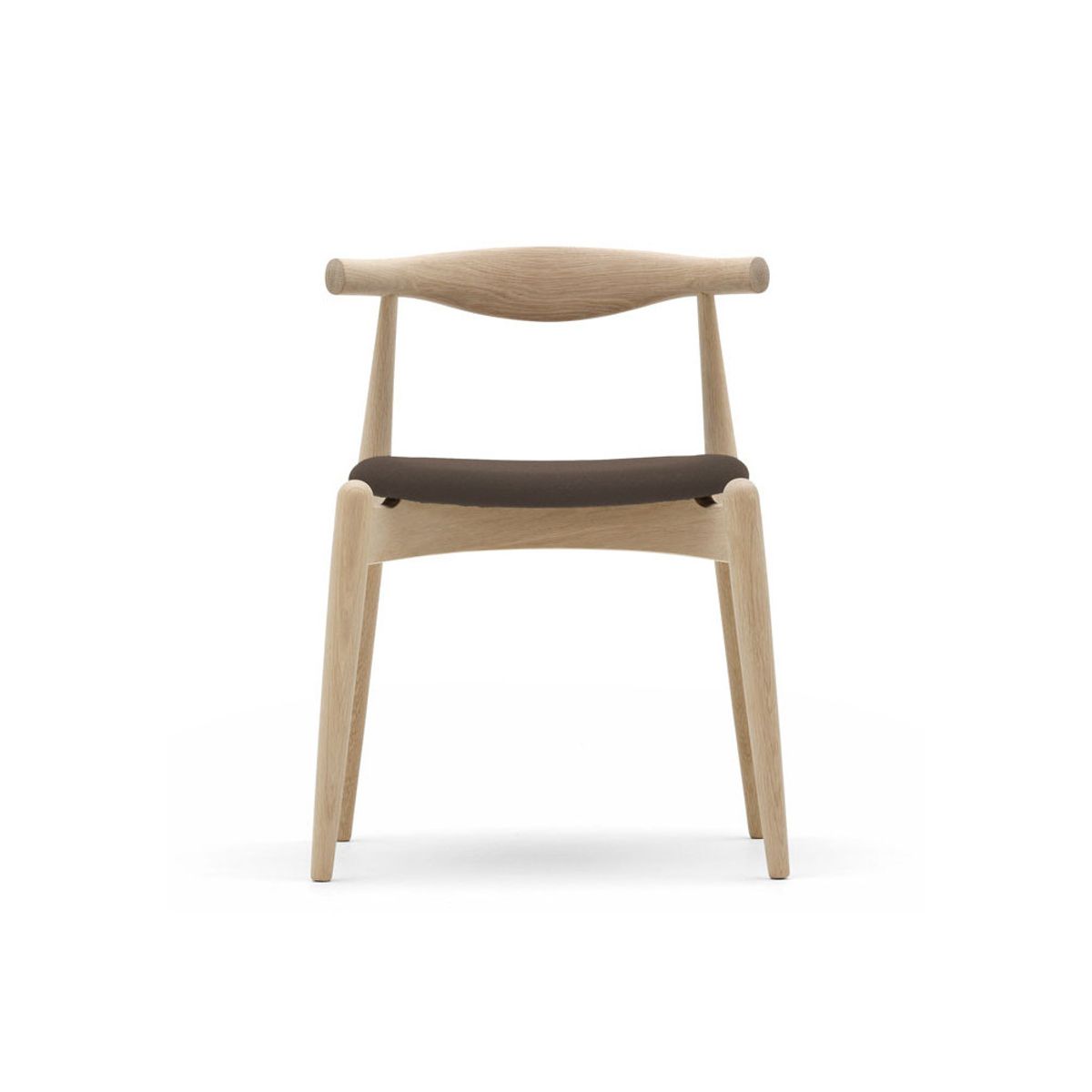 CH20 Elbow Chair i eg af Hans J. Wegner (Lædergruppe A, Sæbebehandlet)