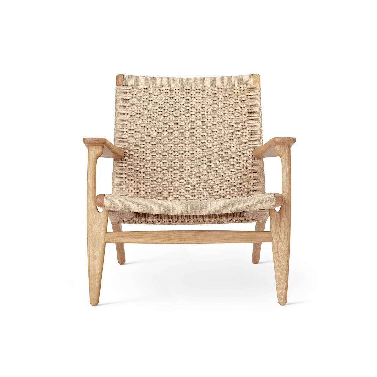 CH25 Loungestol, eg olie af Hans J. Wegner