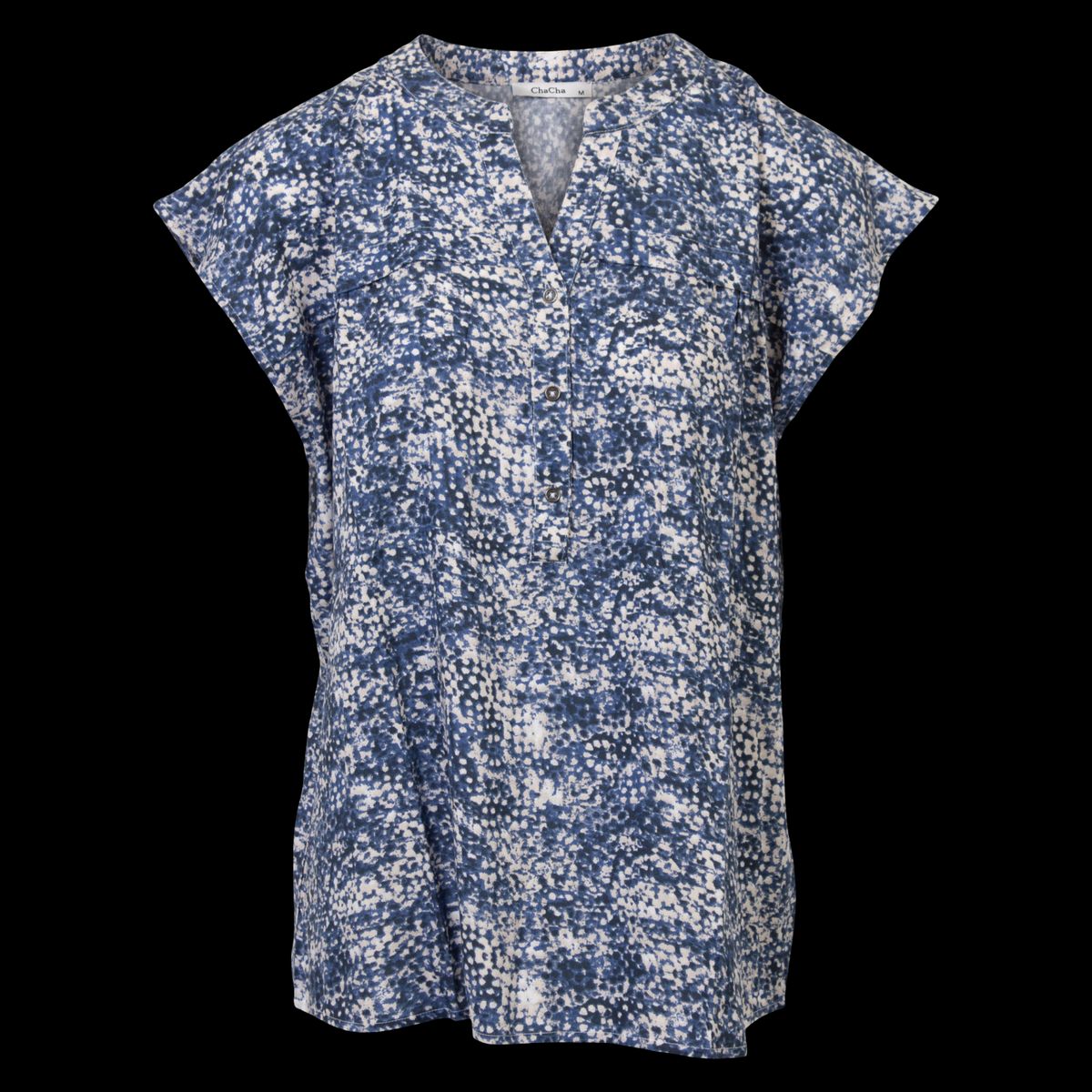 ChaCha Dame Bluse - Navy - L