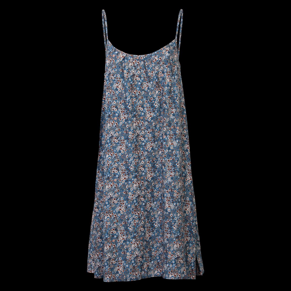 ChaCha Dame Kjole - Blue Flower - 2XL