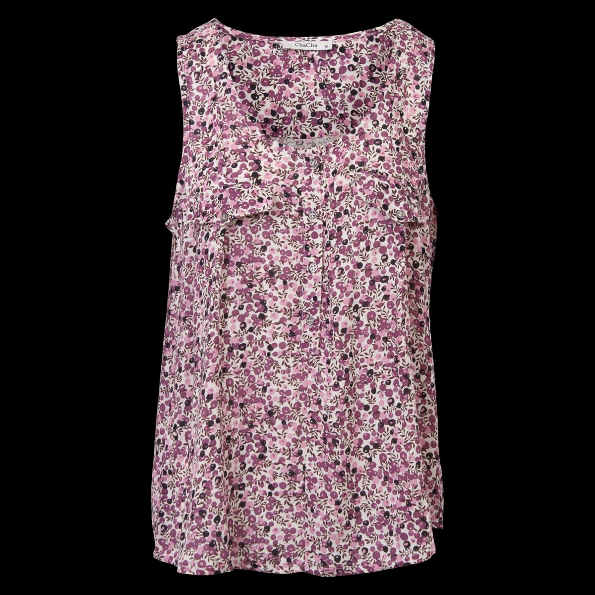 ChaCha Dame Top - Print 4 - L