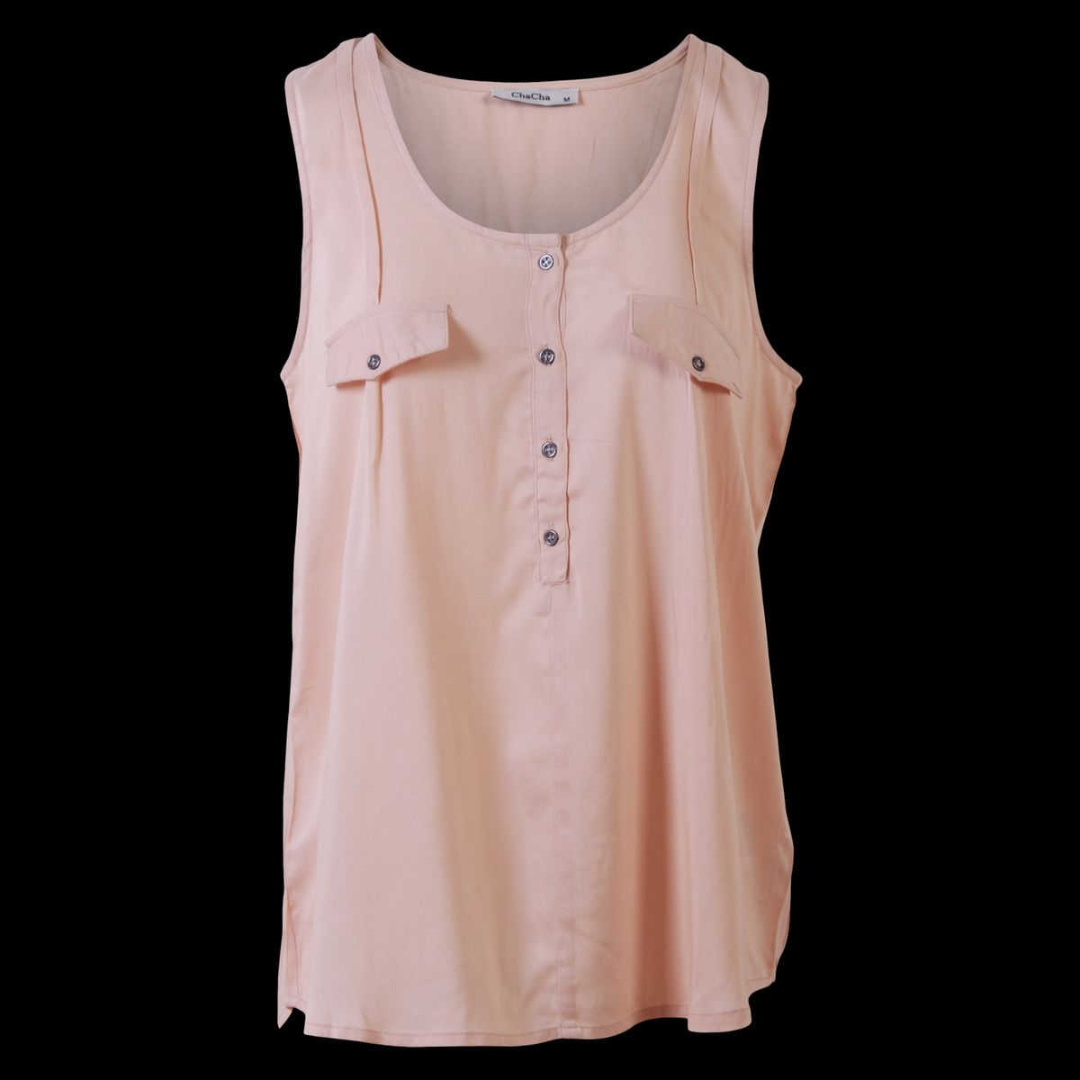 ChaCha Dame Top - Solid Rose - L