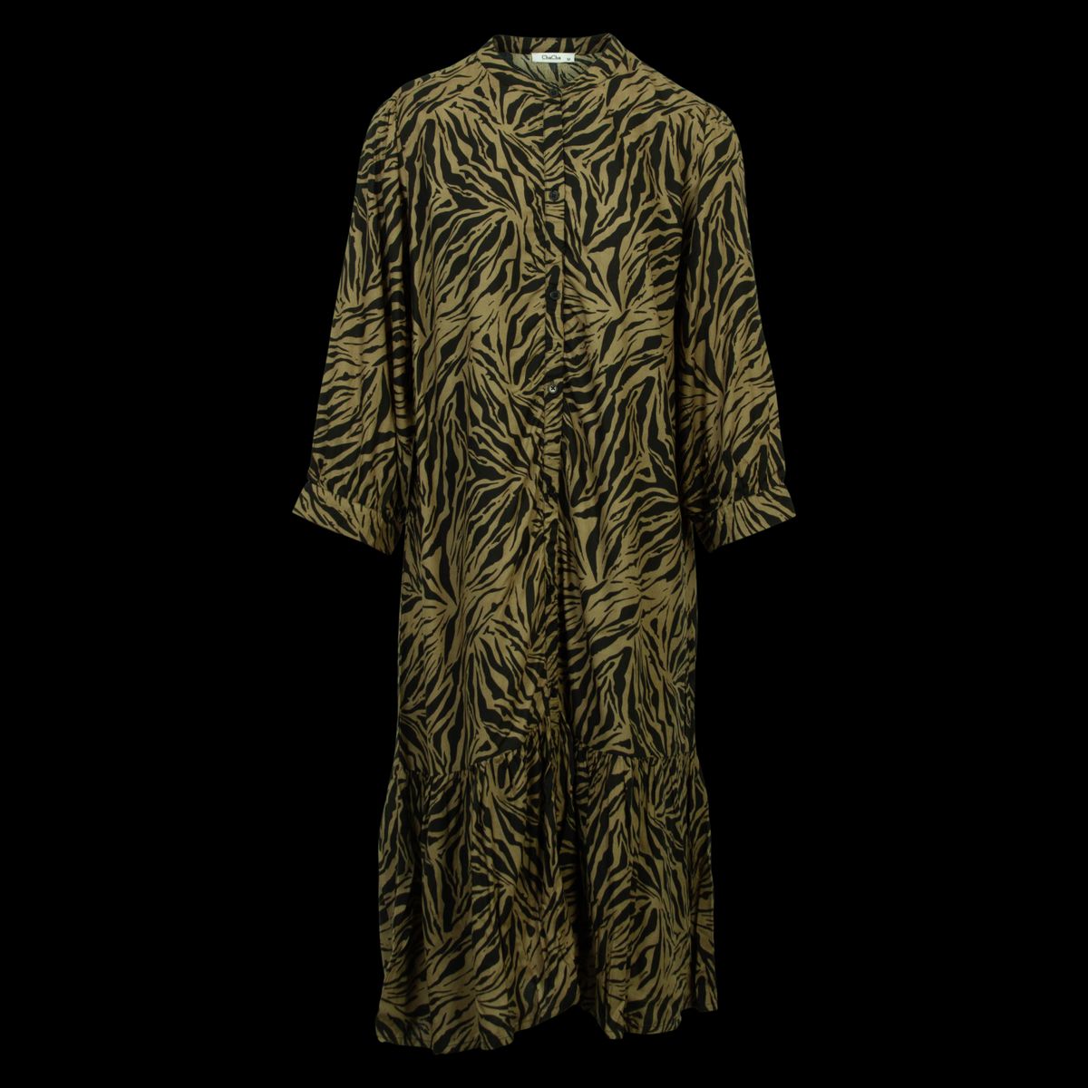 ChaCha Dame Tunika - Print 1 Khaki - XL