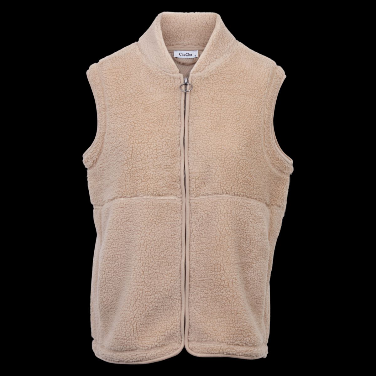 ChaCha Onyx Dame Vest m. fleece - Sand - 2XL