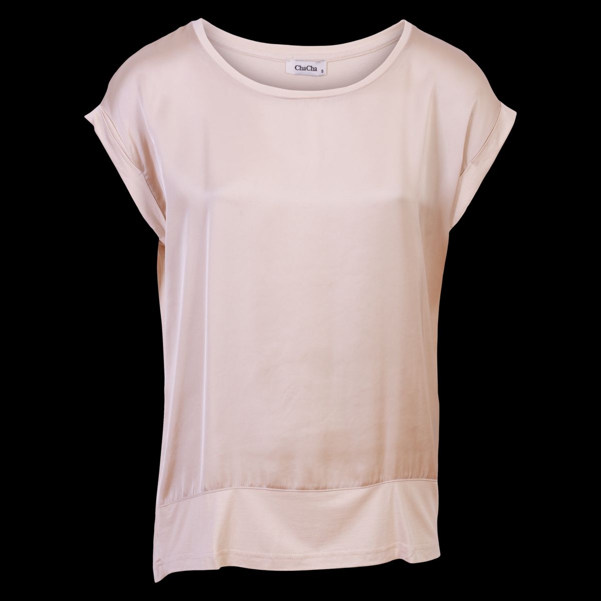 ChaCha Thilde Dame T-shirt - Cream Melange - L