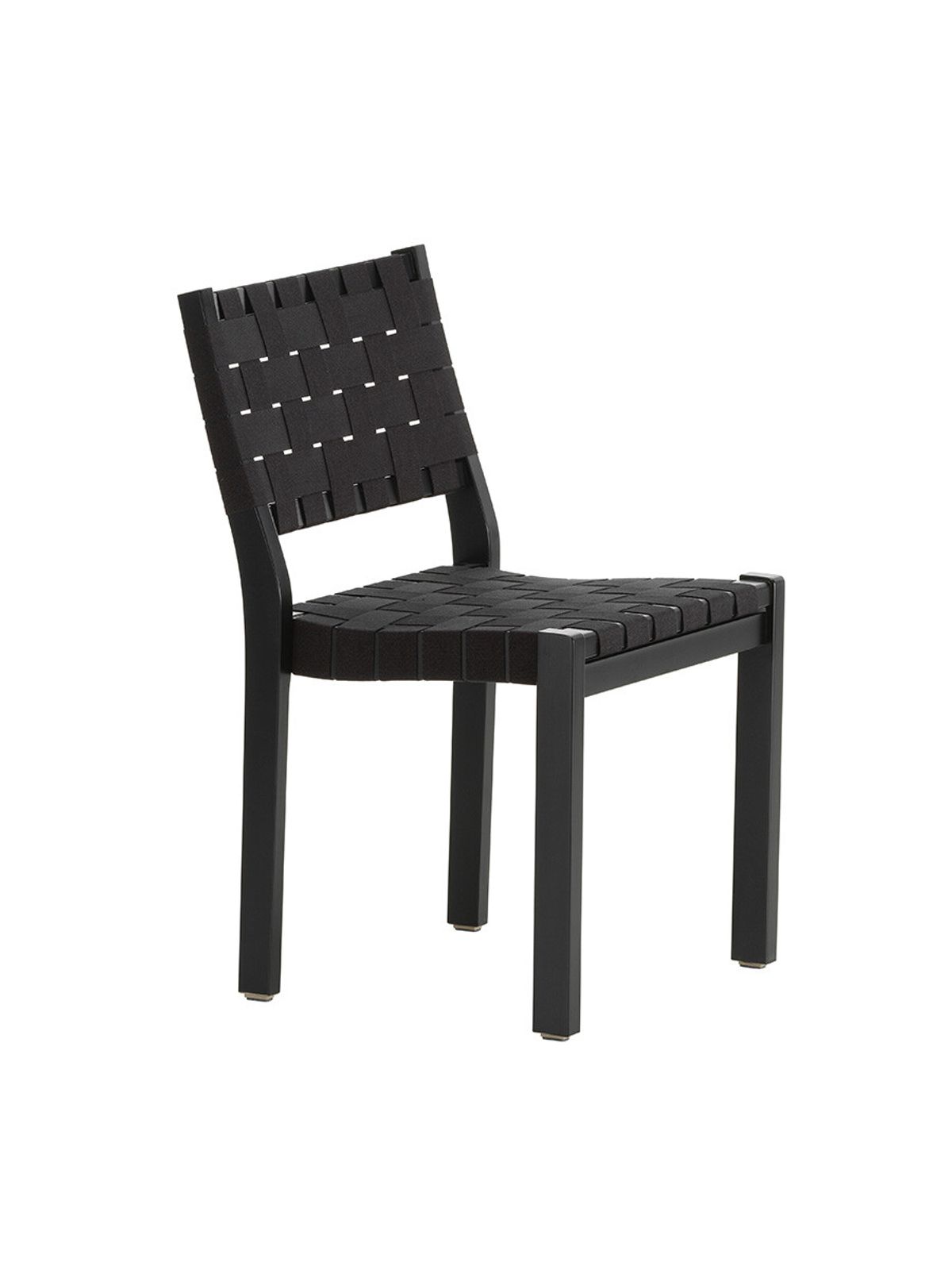 Chair 611 fra Artek (Sort m. sort/sort flet)