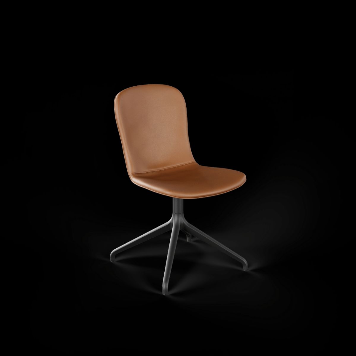 Chair no. One S1 Black Swivel