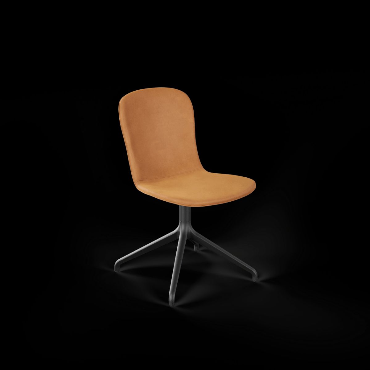 Chair no. One S1 Black Swivel