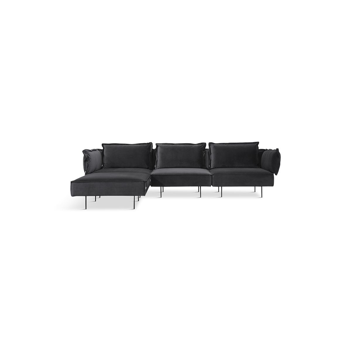 Chaiselounge sofa fra HANDVÄRK (Dark grey)