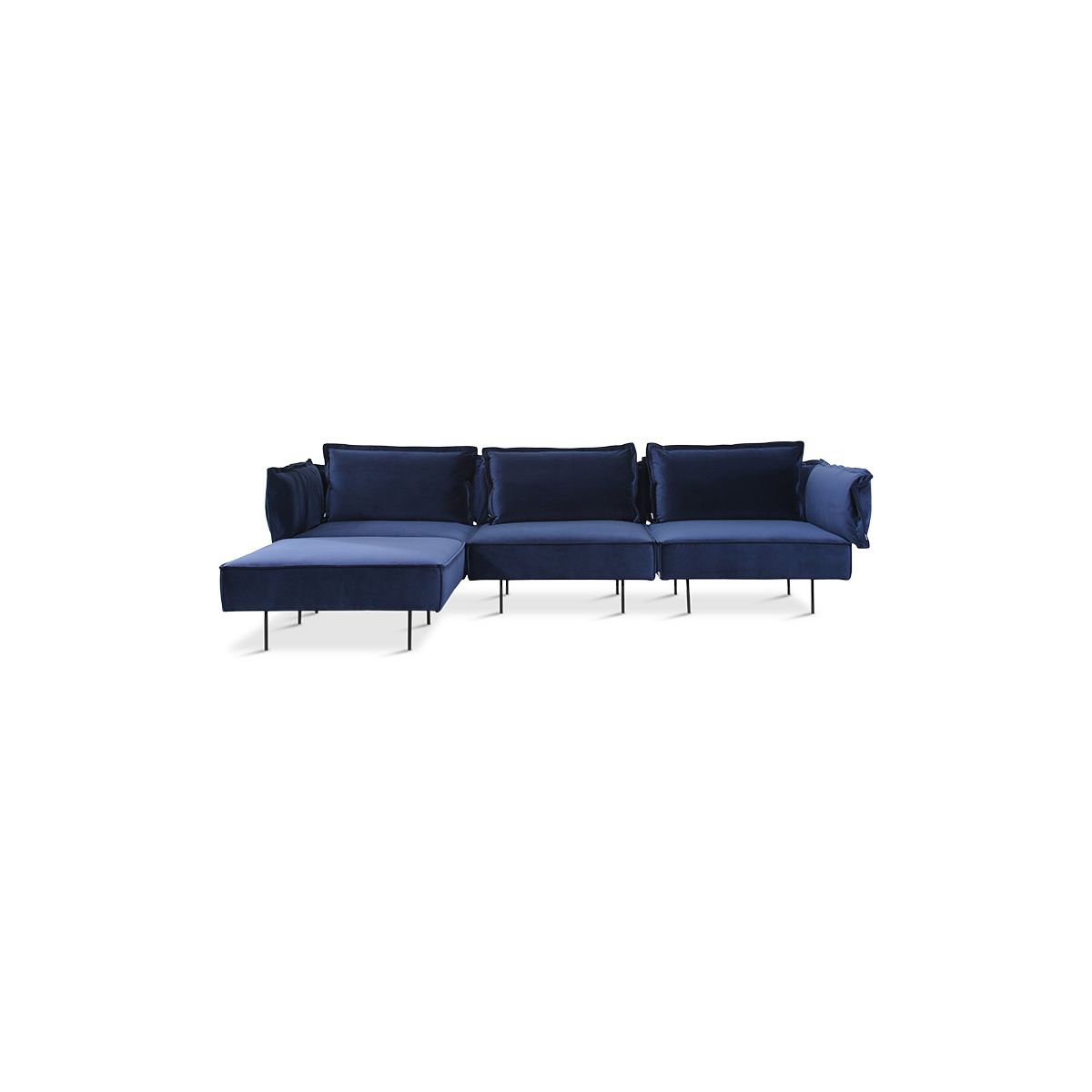 Chaiselounge sofa fra HANDVÄRK (Royal blue)