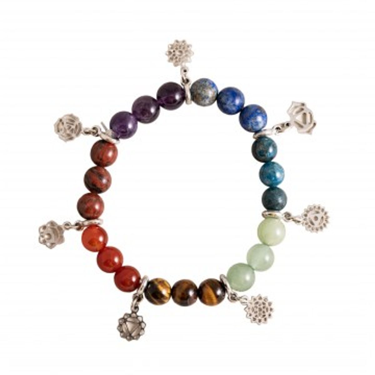 Chakra armbånd med charms - Krystal Armbånd - GodKarmaShop