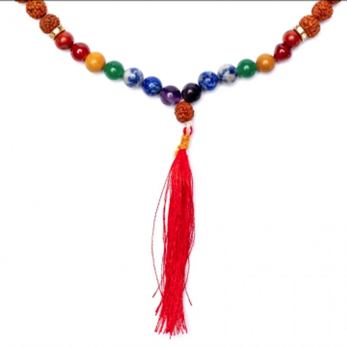 Chakra Mala kæde med Rudraksha - Mala Halskæder - GodKarmaShop