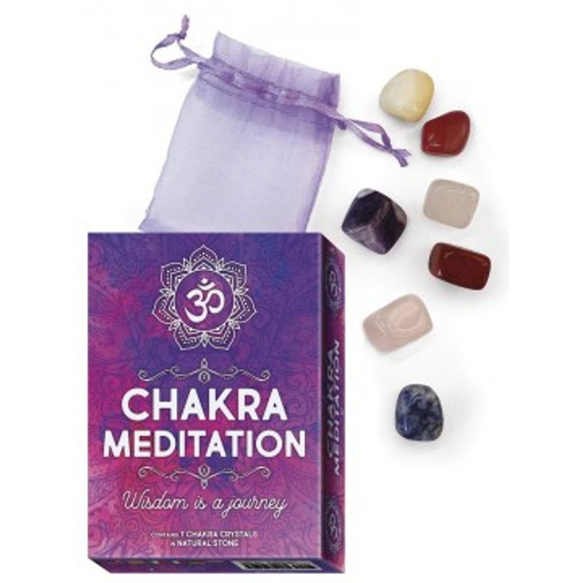 Chakra Meditation Oracle kort - Orakelkort og Englekort på engelsk - GodKarmaShop