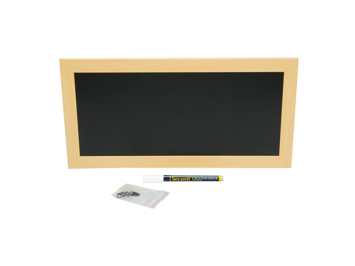 Chalkboard Woody Glas Natur 20x40 cm Securit