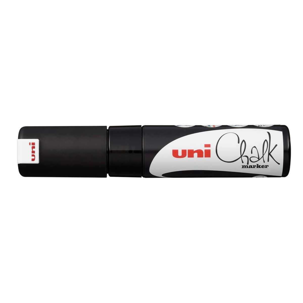 Chalkmarker Uni-ball PWE-5M sort 1,8-2,5m