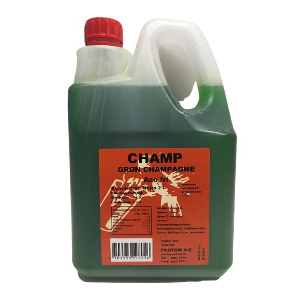 Champ Slushice Champagne Grøn, 2l