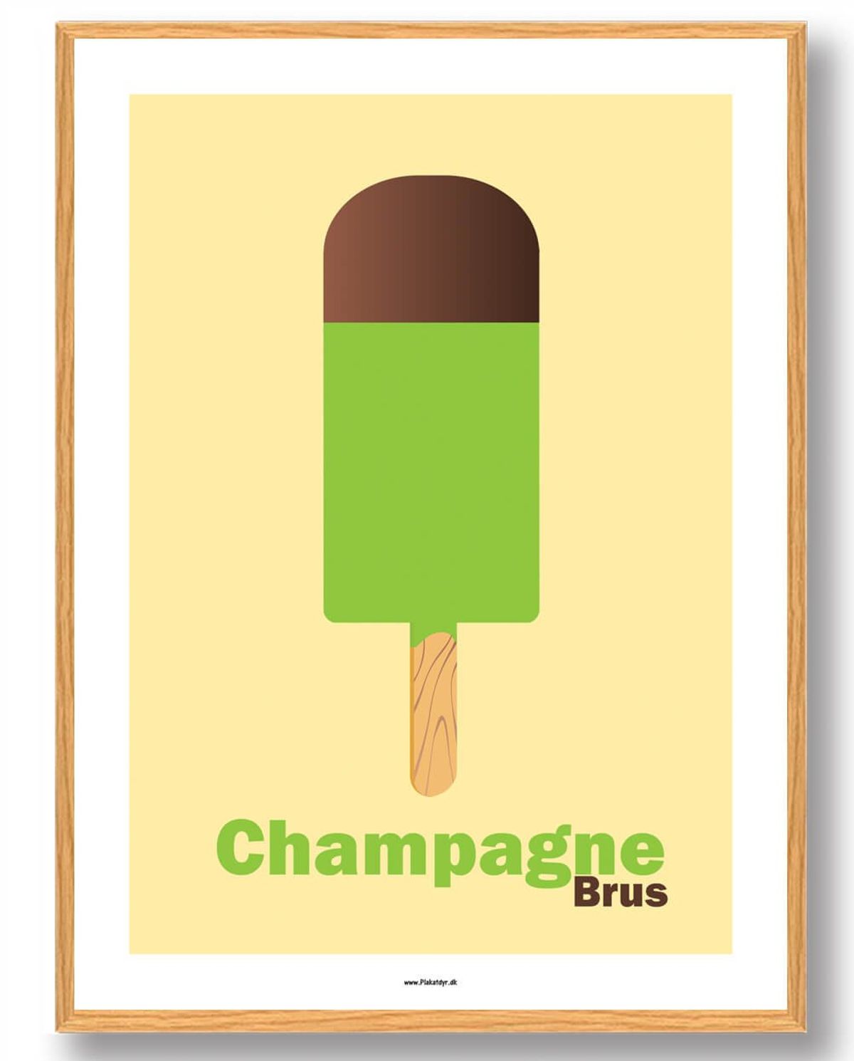 Champagnebrus - plakat (Størrelse: L - 50x70cm (B2))