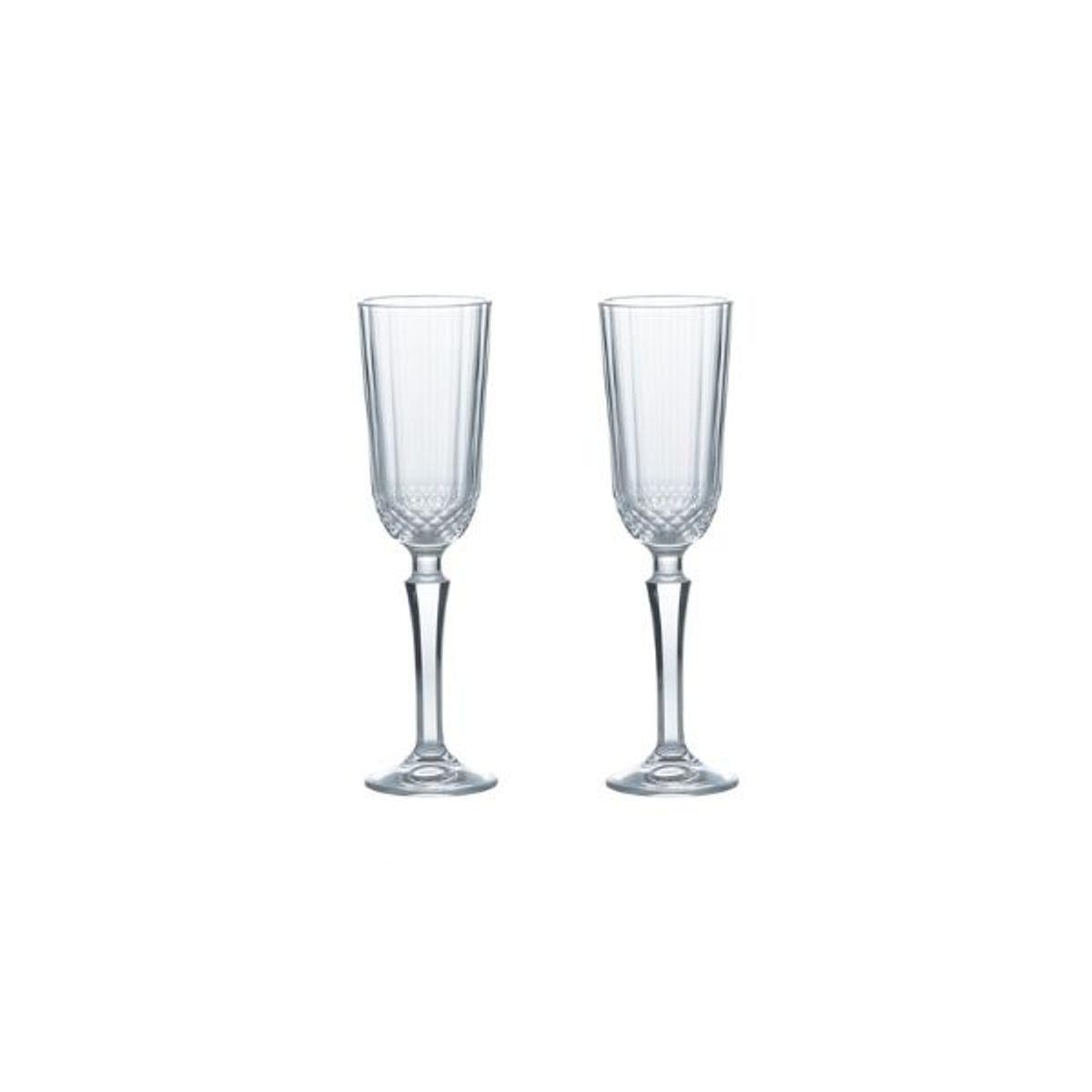 Champagneglas Sæt/2 Winchester Ravenhead ® 13 Cl Ø 5,5x21cm