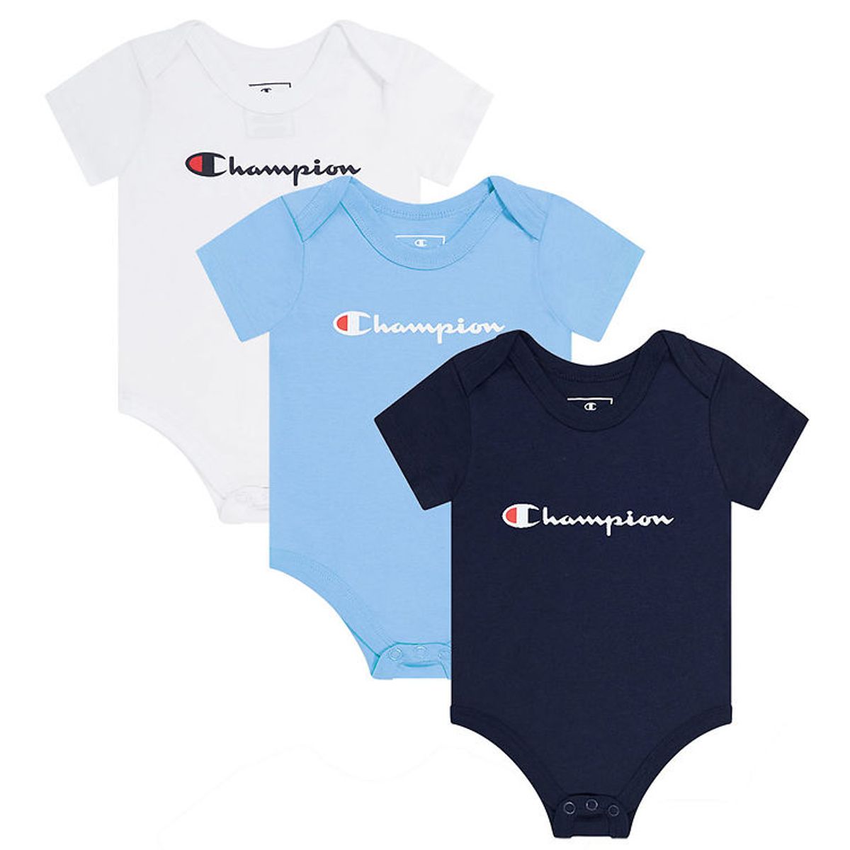 Champion Body k/æ - 3-pak - Hvid/Blå/Navy