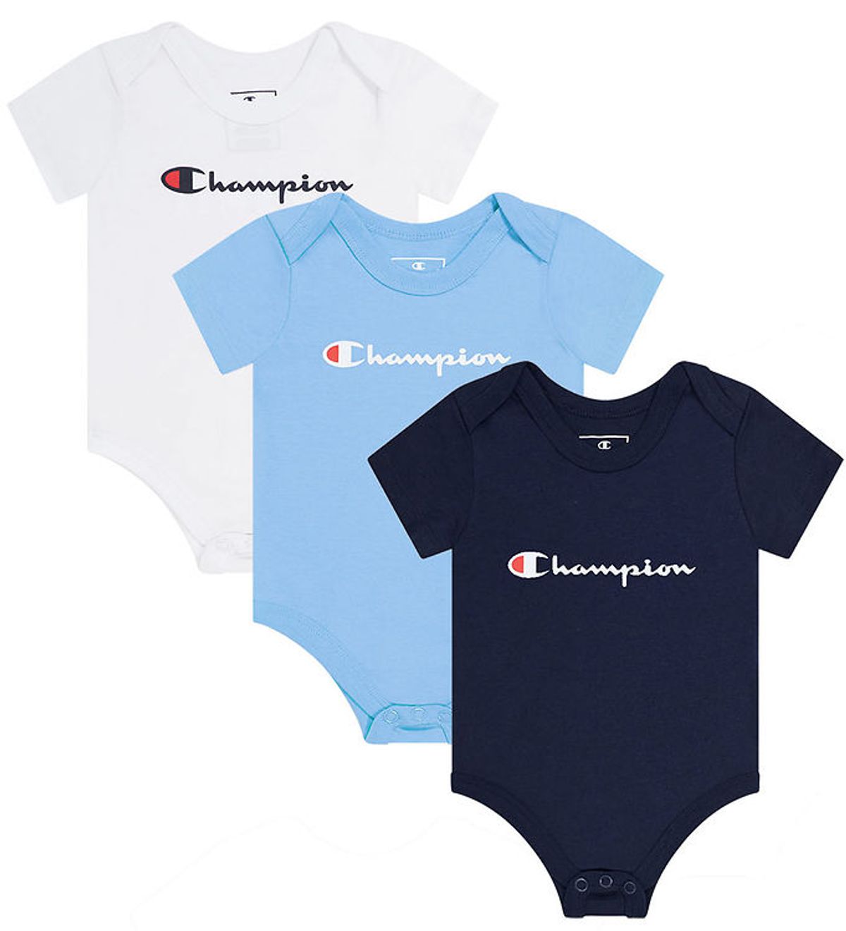 Champion Body k/æ - 3-pak - Hvid/Blå/Navy