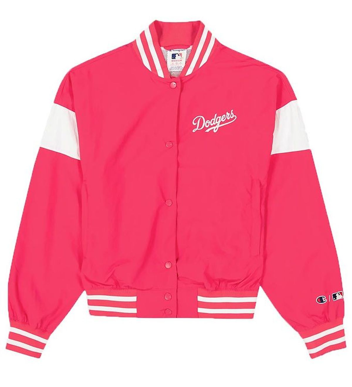 Champion Fashion Bomberjakke - Pink m. Hvid