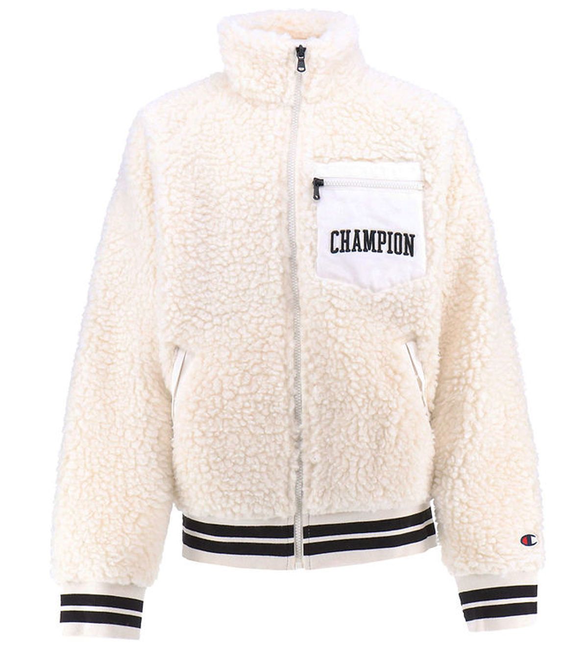 Champion Fashion Fleecejakke - Full Zip Top - Hvid