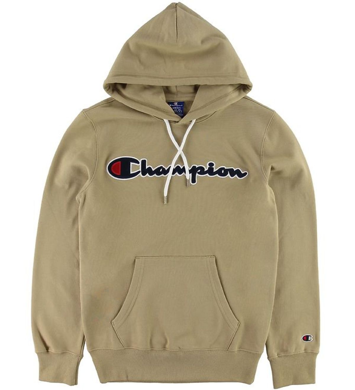 Champion Fashion Hættetrøje - Khaki m. Logo