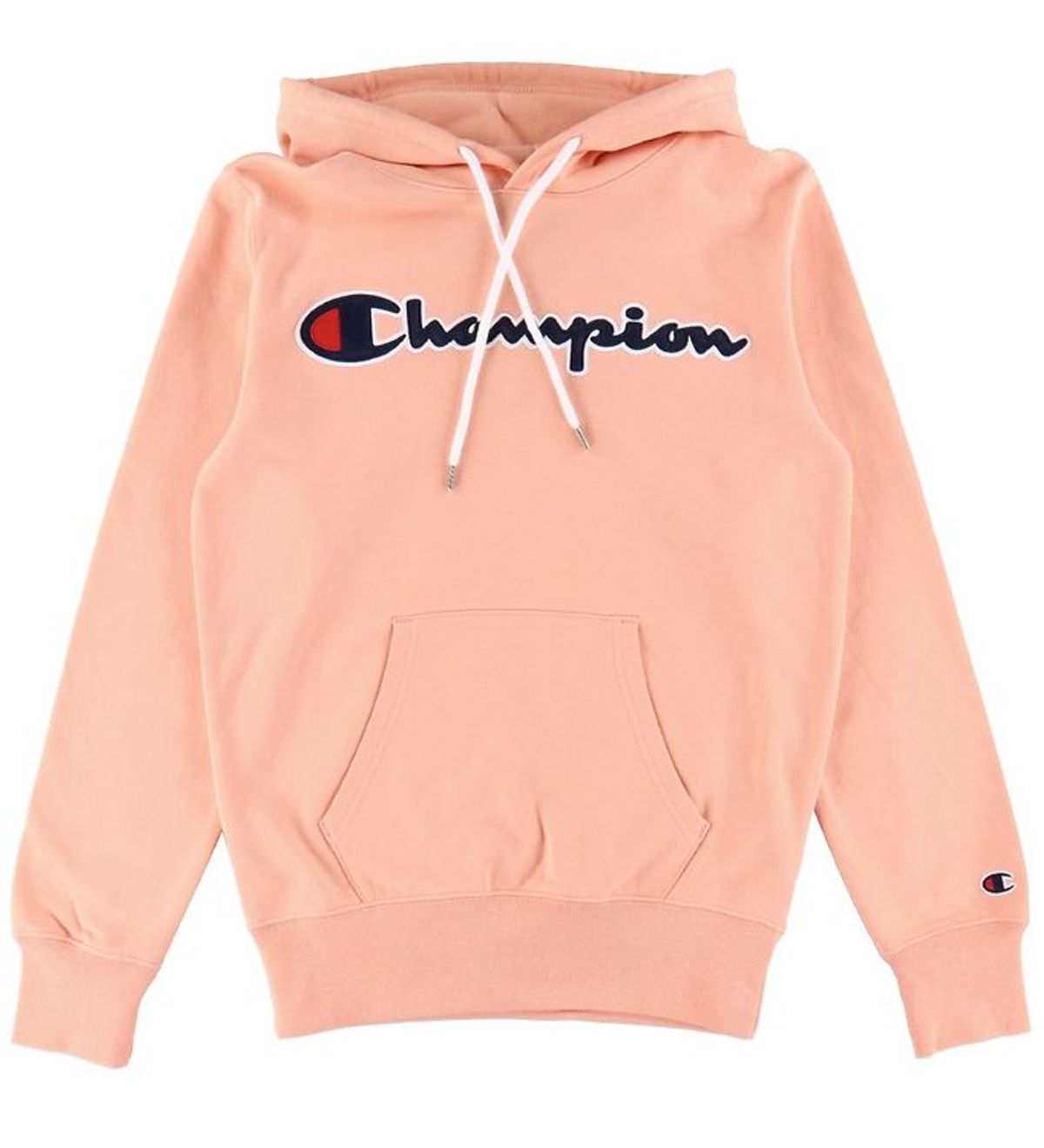 Champion Fashion Hættetrøje - Koral m. Logo