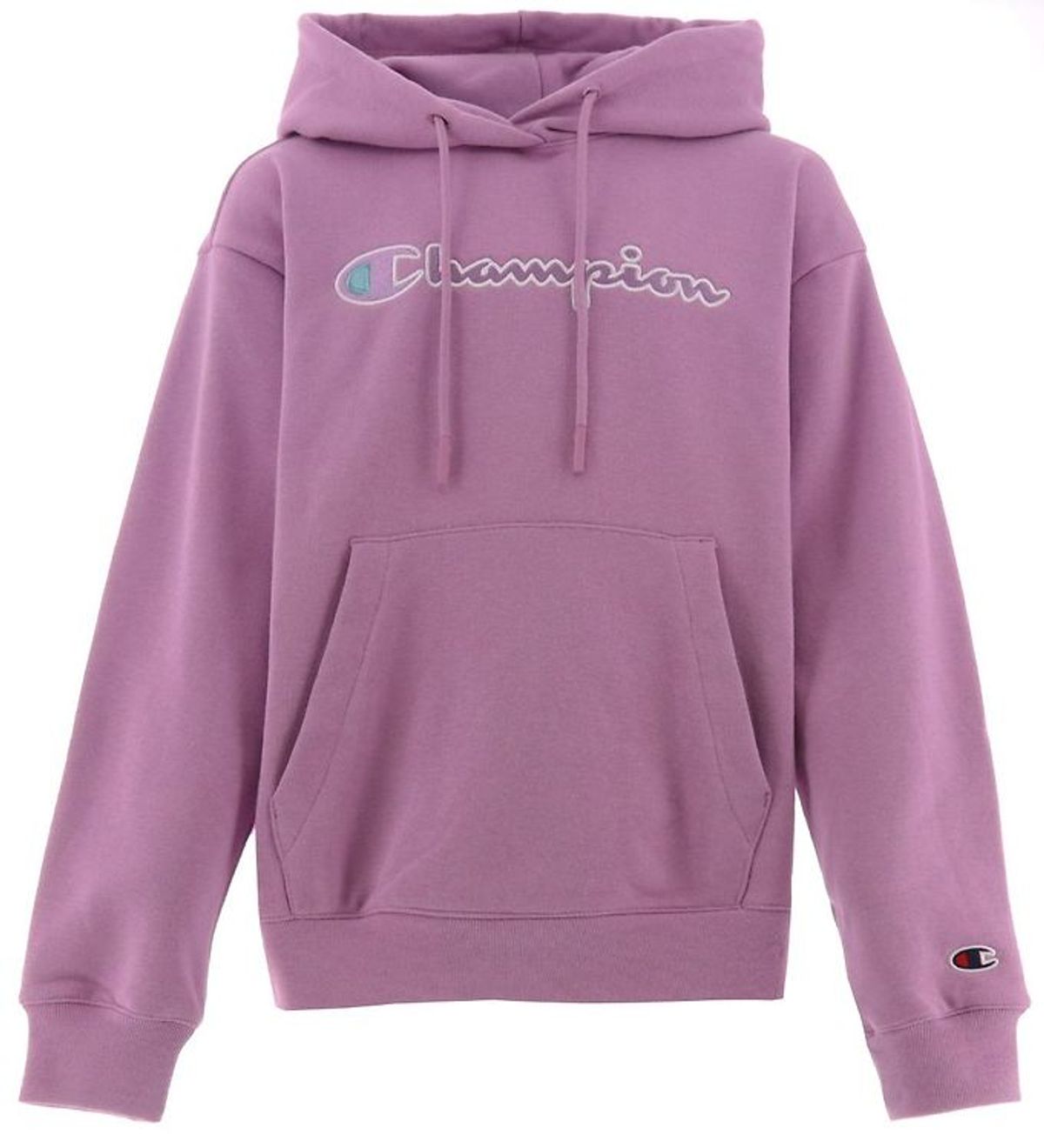 Champion Fashion Hættetrøje - Lilla m. Logo