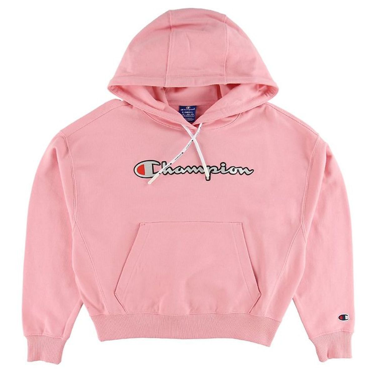 Champion Fashion Hættetrøje - Pink m. Logo