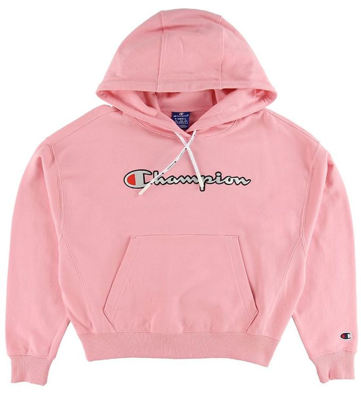 Champion Fashion Hættetrøje - Pink m. Logo