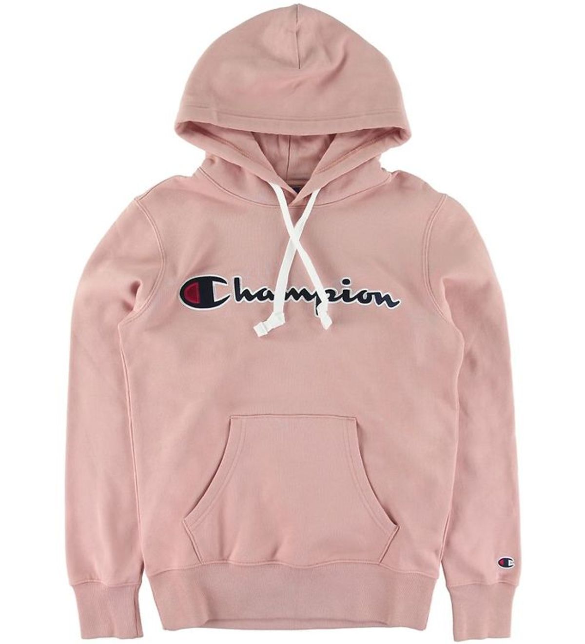 Champion Fashion Hættetrøje - Rosa m. Logo