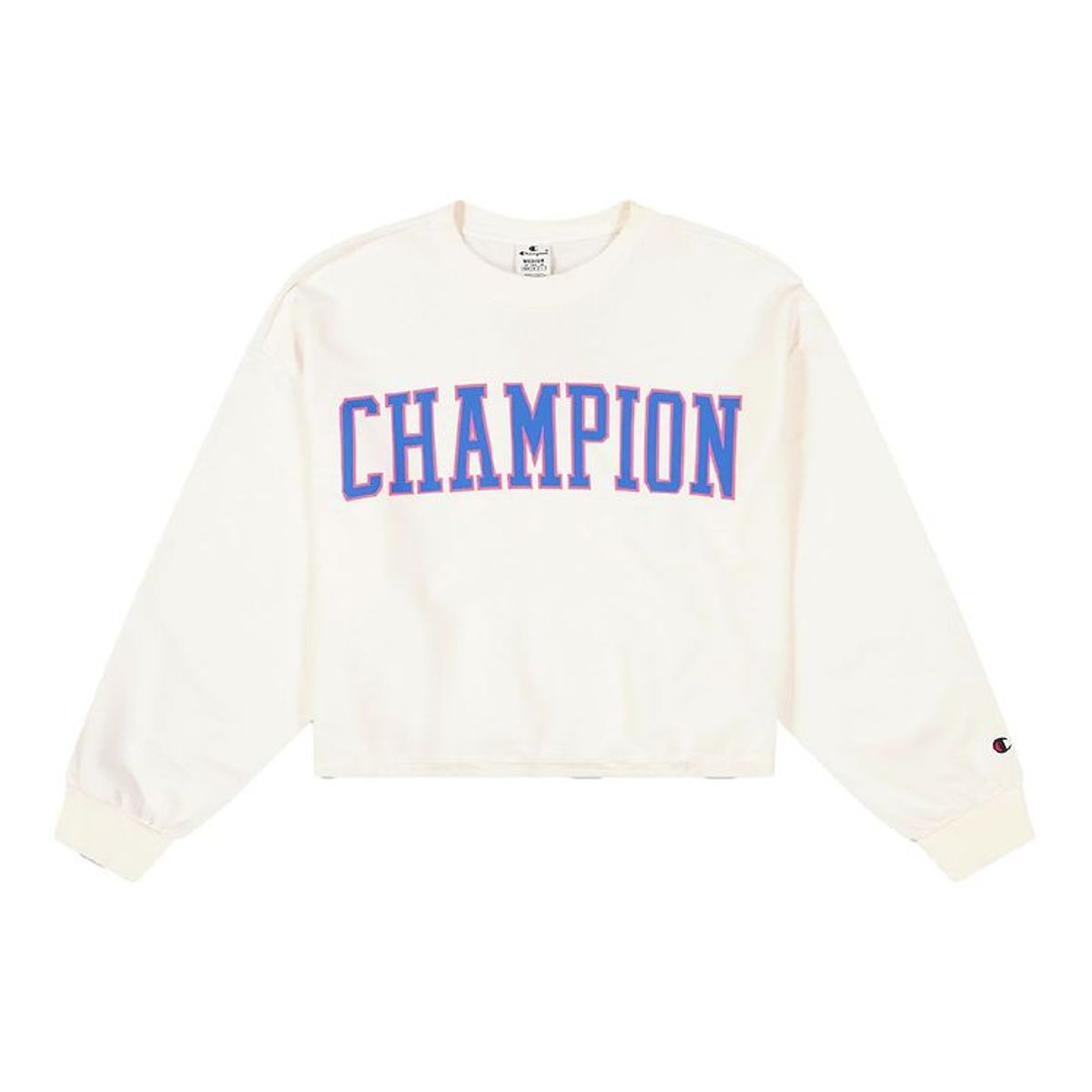 Champion Fashion Sweatshirt - Cropped - Hvid