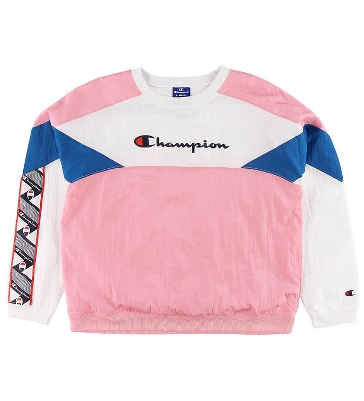 Champion Fashion Sweatshirt - Pink/Hvid/Blå