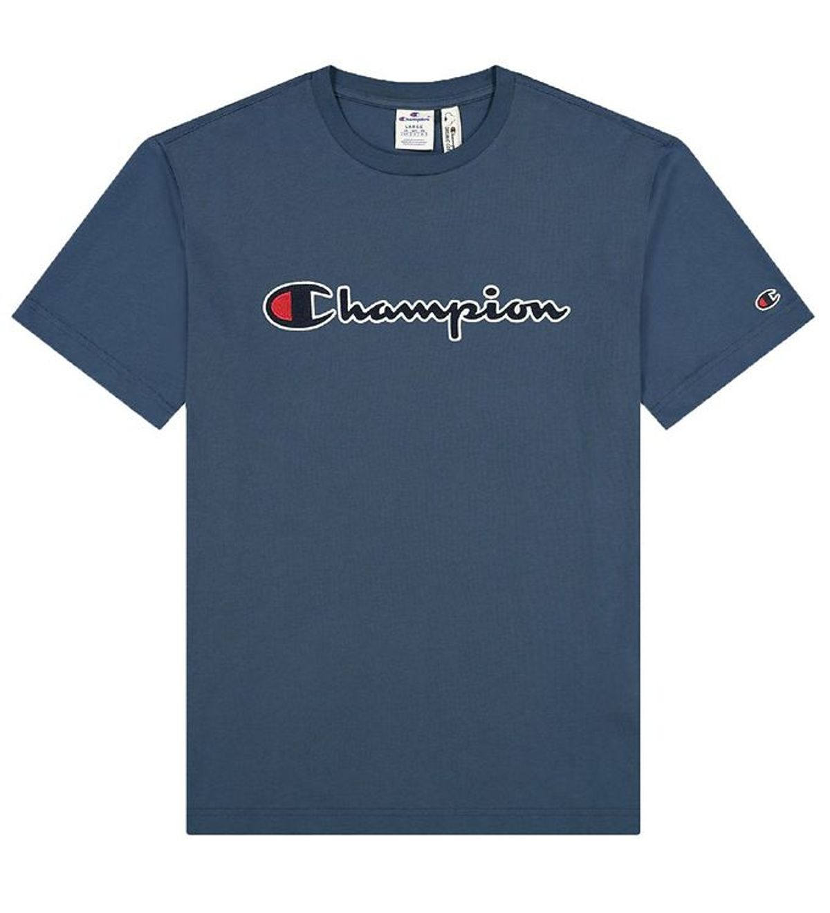 Champion Fashion T-Shirt - Blå m. Logo