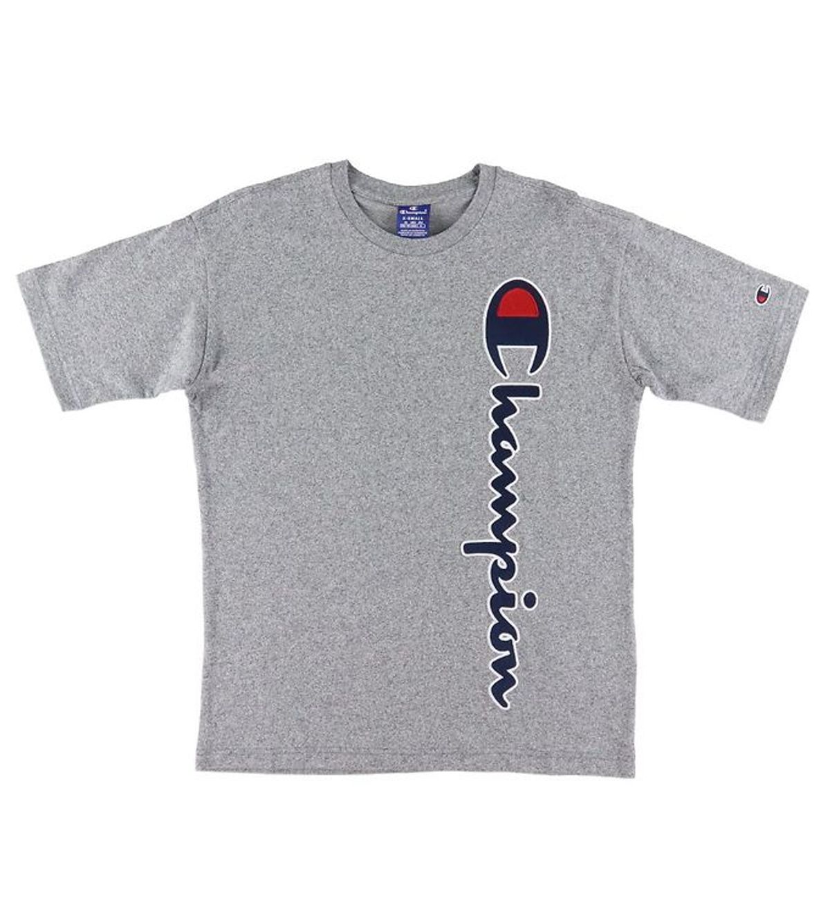 Champion Fashion T-shirt - Gråmeleret m. Logo