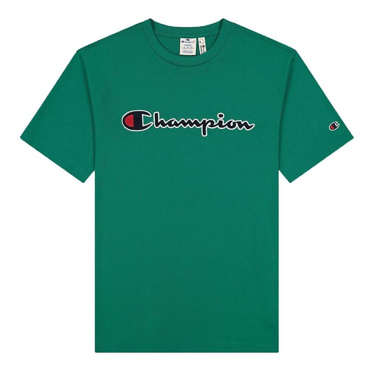 Champion Fashion T-shirt - Grøn m. Logo