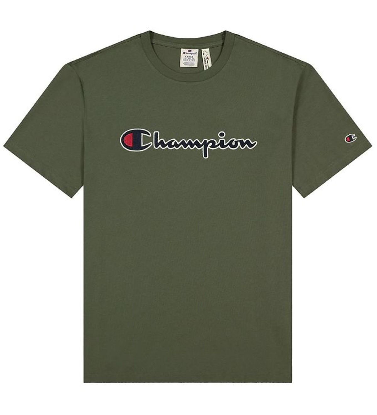 Champion Fashion T-shirt - Grøn m. Logo