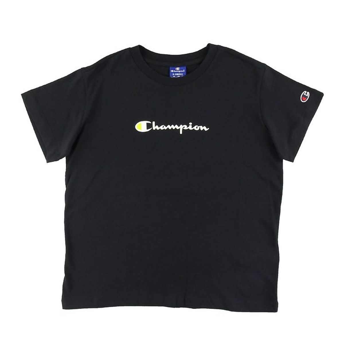 Champion Fashion T-shirt - Sort m. Logo