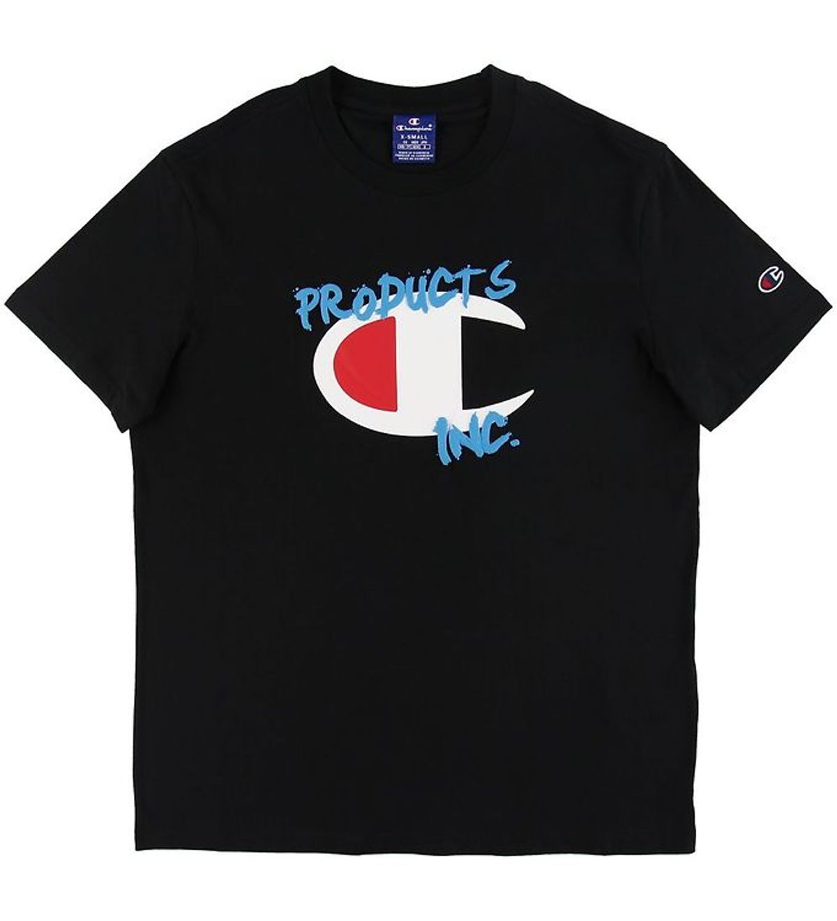 Champion Fashion T-shirt - Sort m. Logo