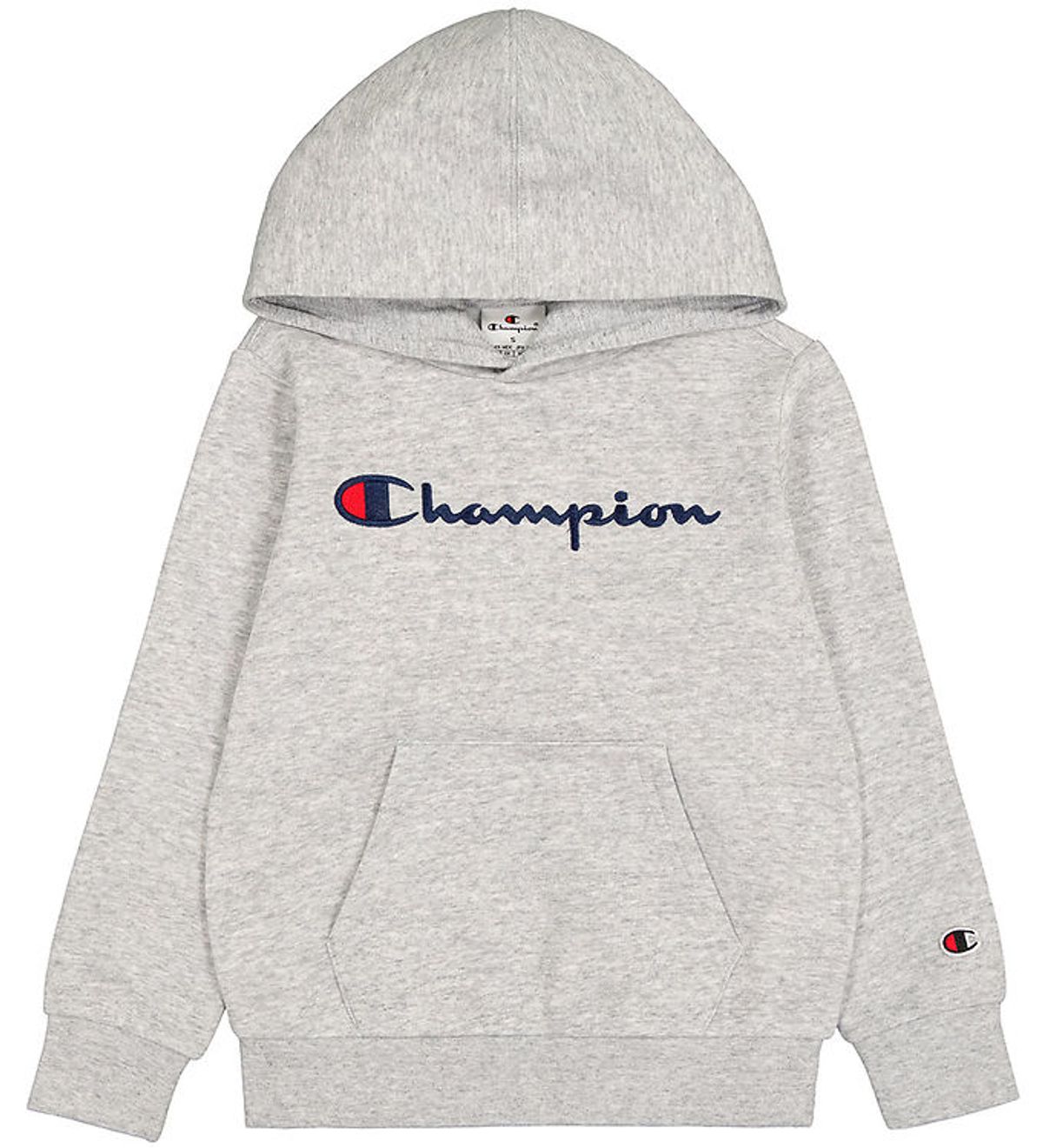 Champion Hættetrøje - New Oxford Grey Melange