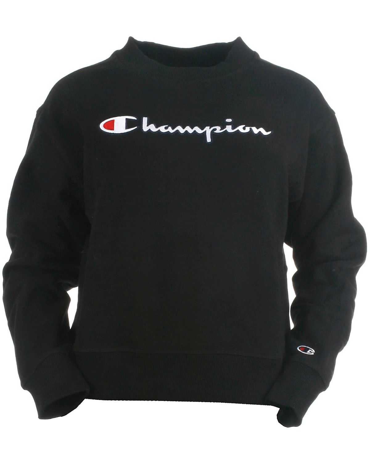 Champion sweatshirt, black - 140 - 9-10år