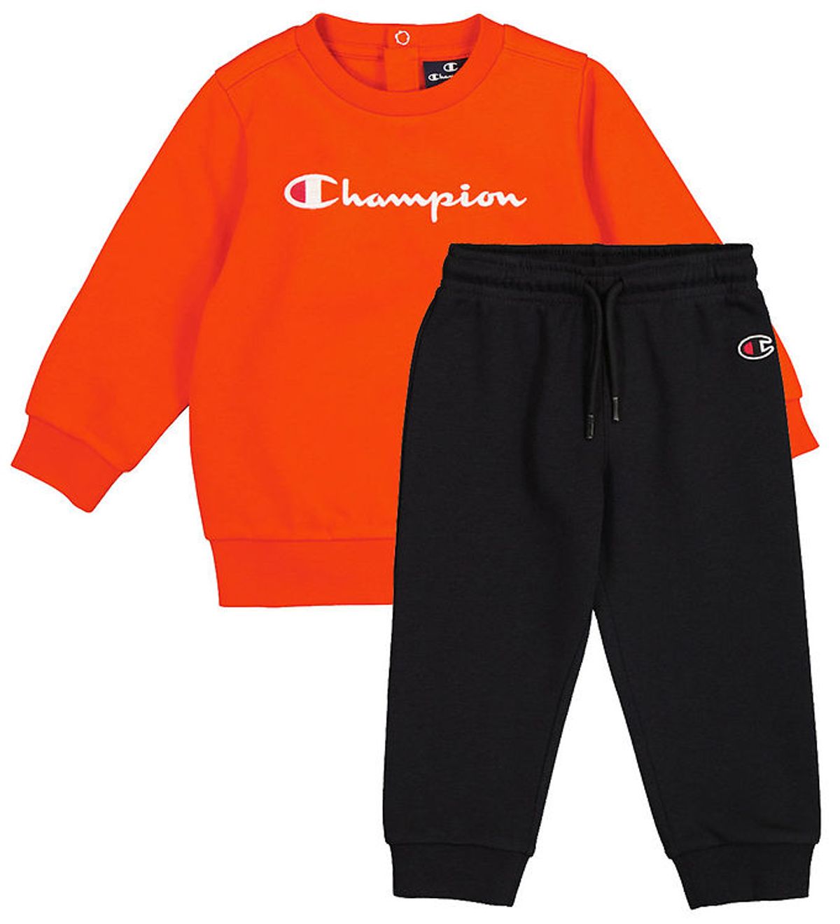 Champion Sweatsæt - Crewneck - Tangerine Tango