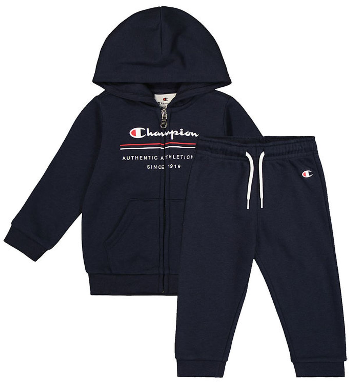 Champion Sweatsæt - Full Zip - Sky Captain